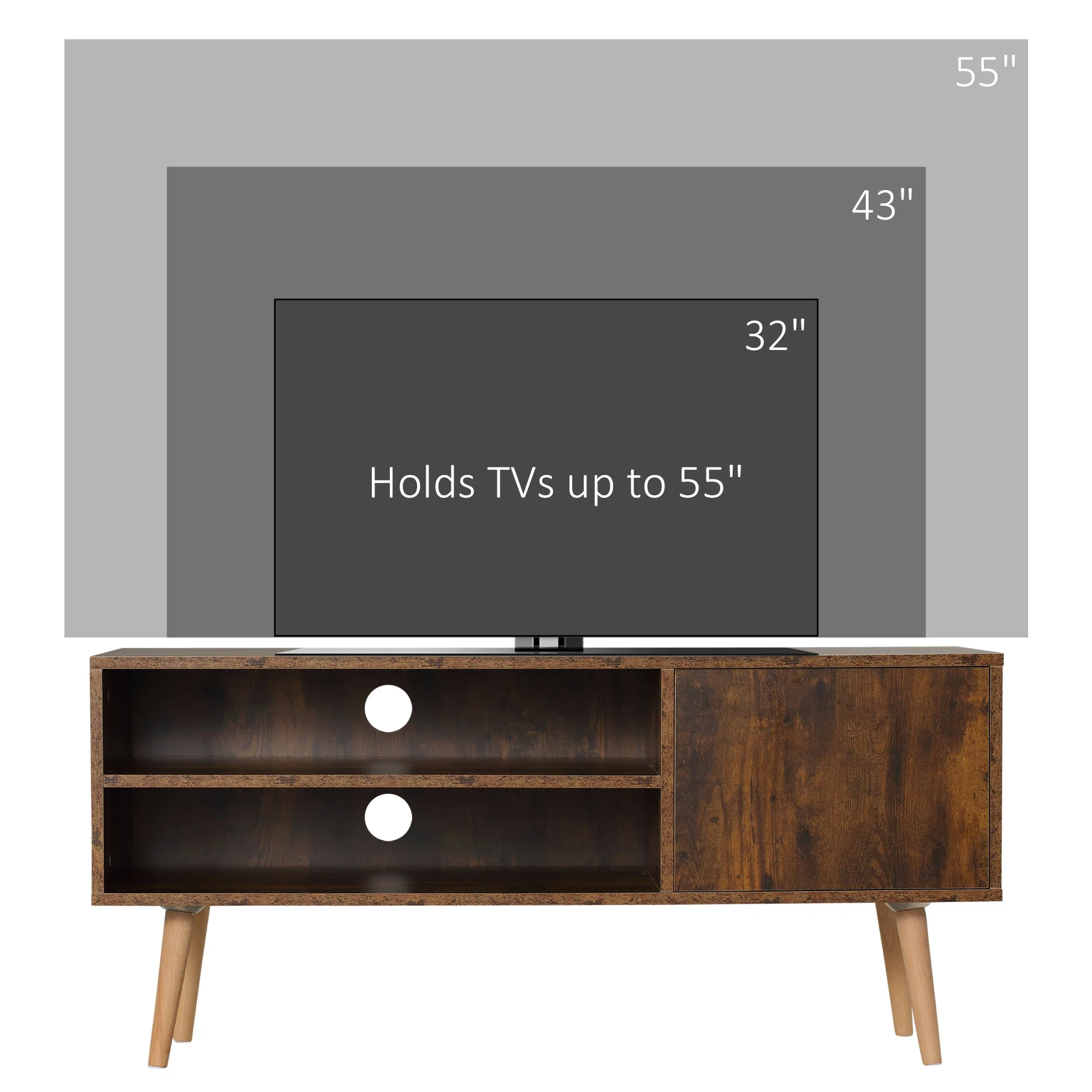 Wood-Effect TV Cabinet - Image 6