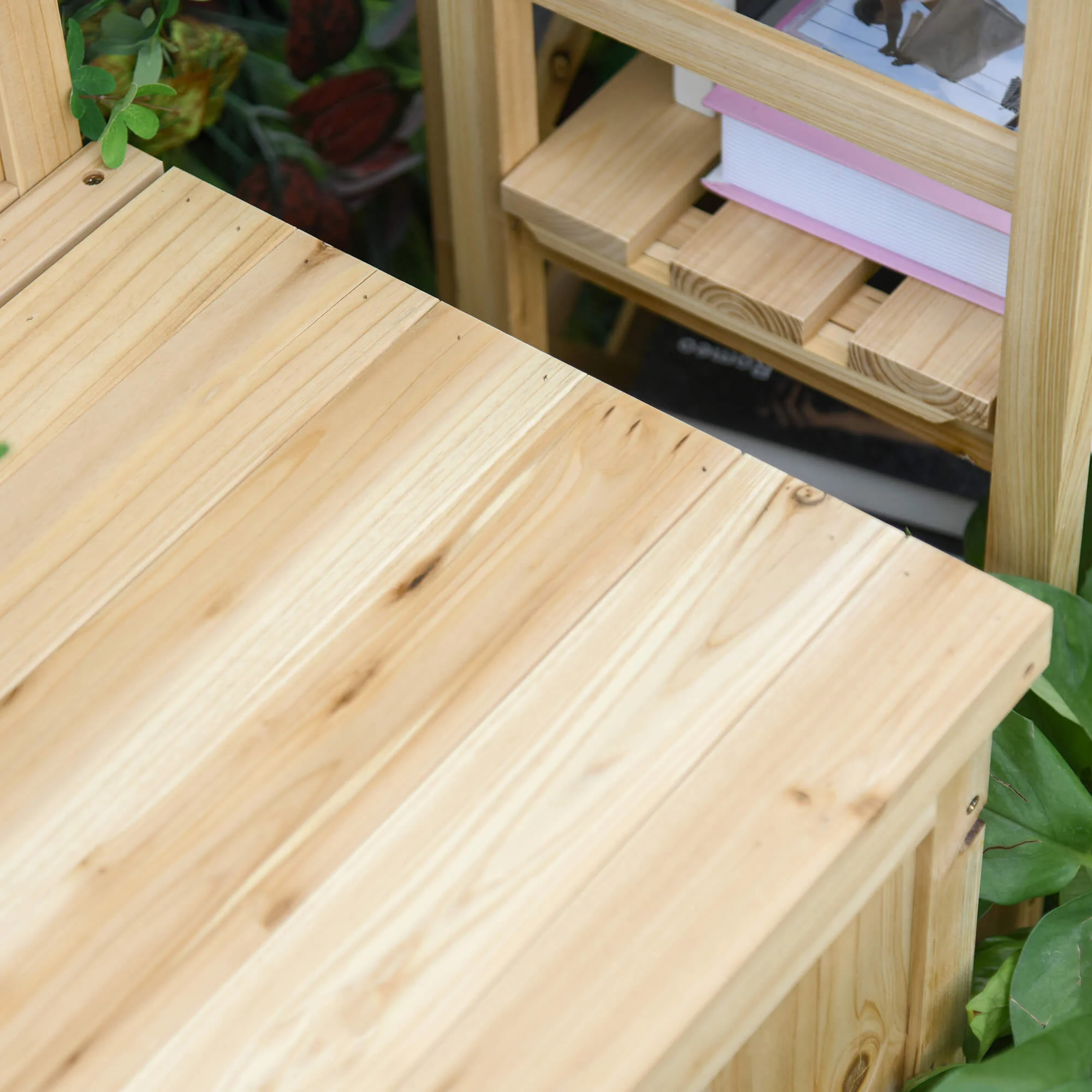 Wood Storage Bench for Patio Furniture - Image 8