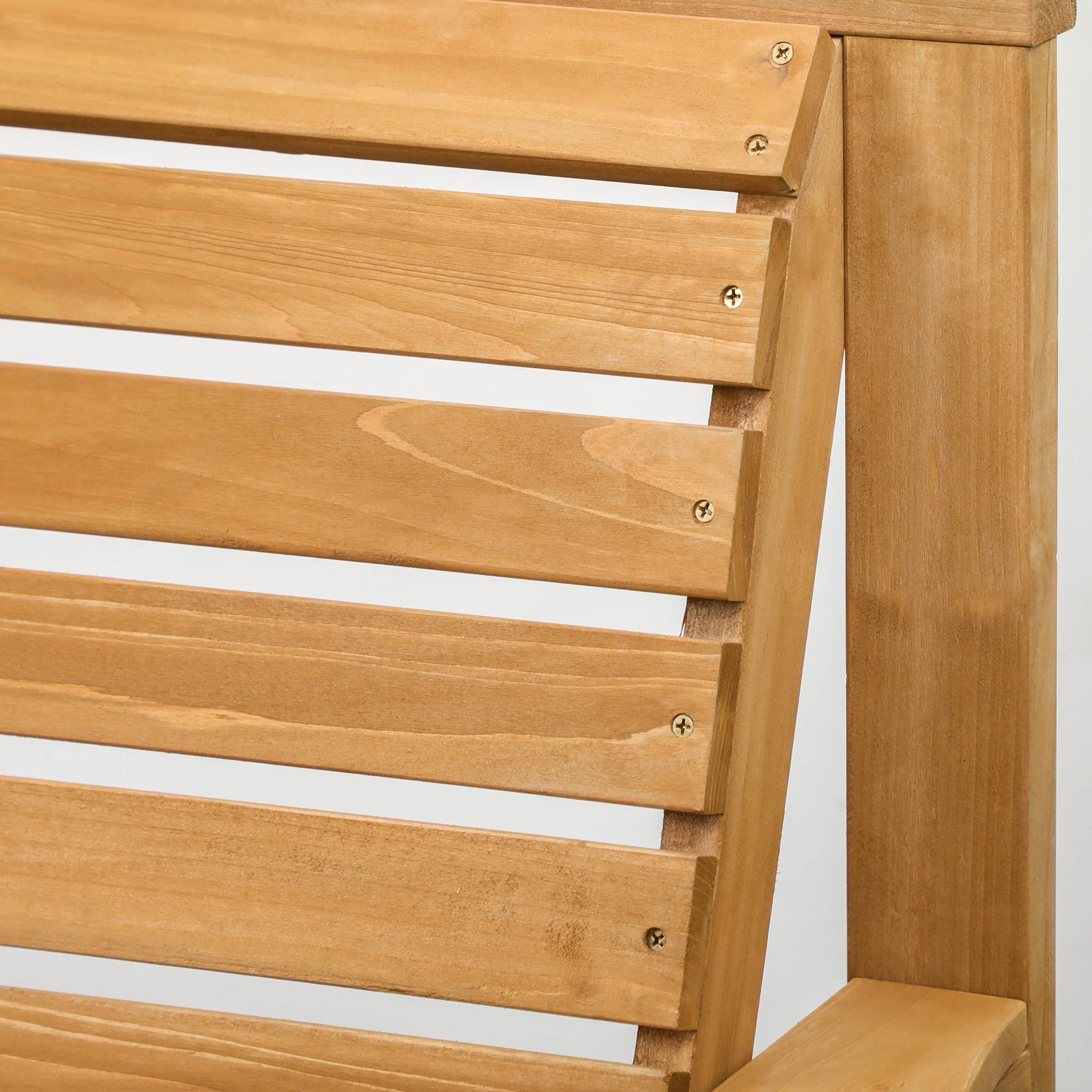 Wooden Garden Love Seat - Image 7