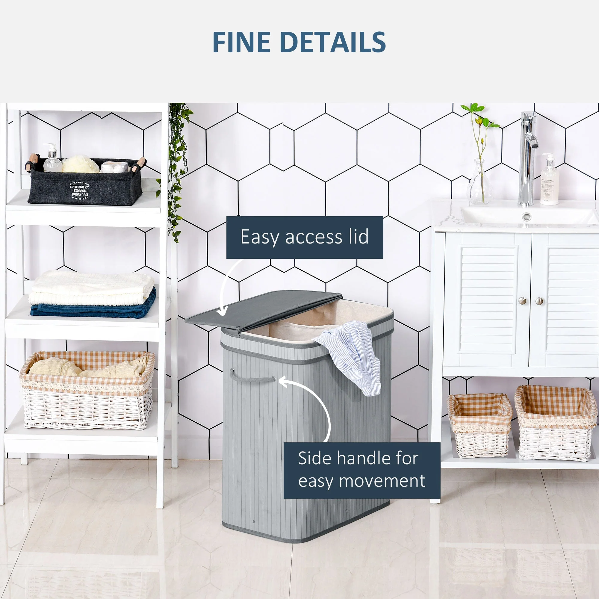 Wooden Laundry Basket - Image 5