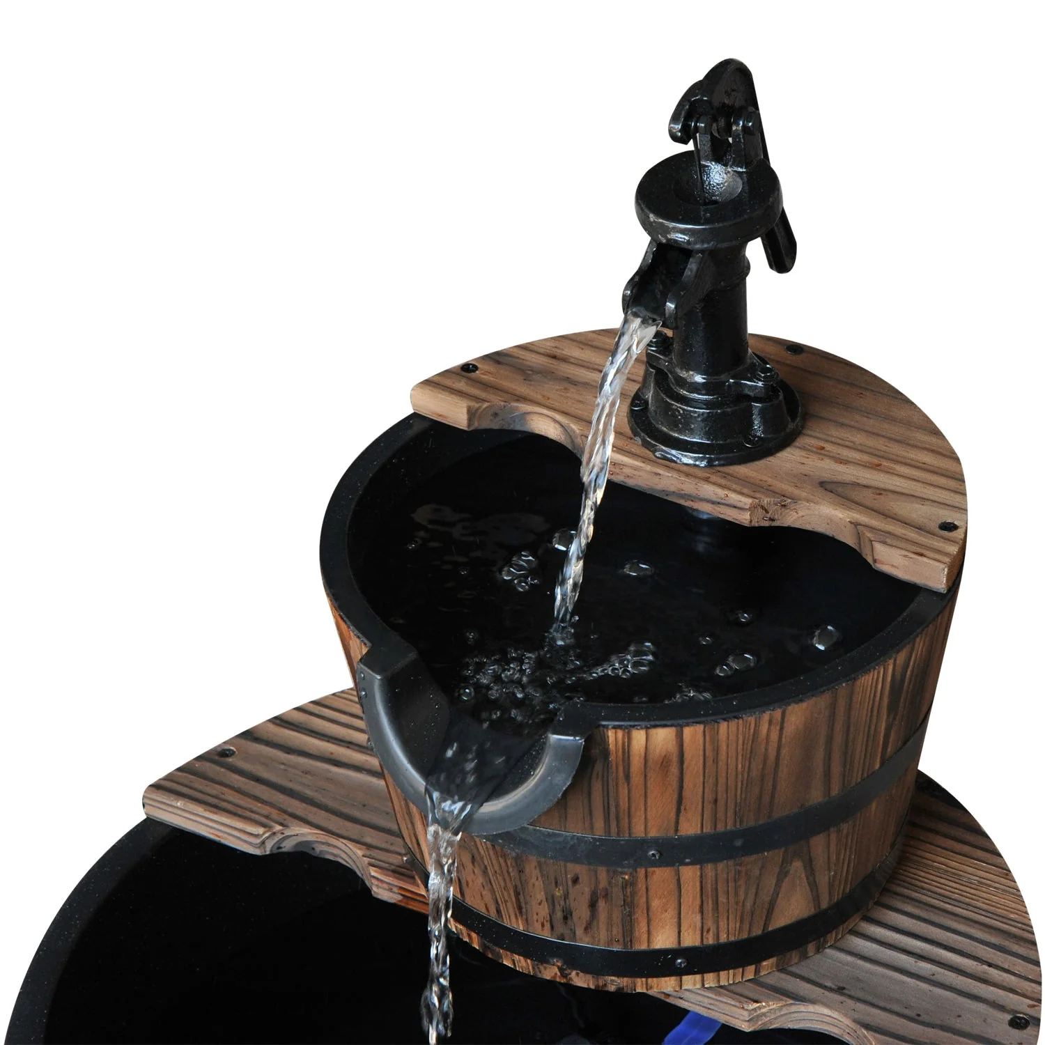 Wooden Water Pump Fountain - Image 7
