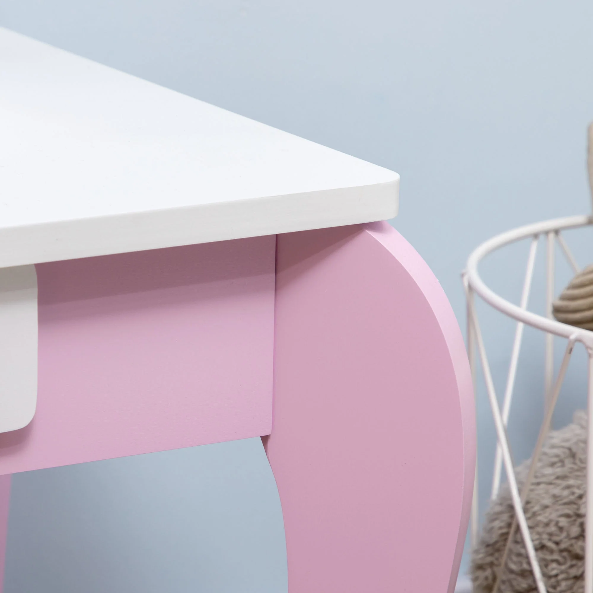 ZONEKIZ Kids Dressing Table Set - Image 6