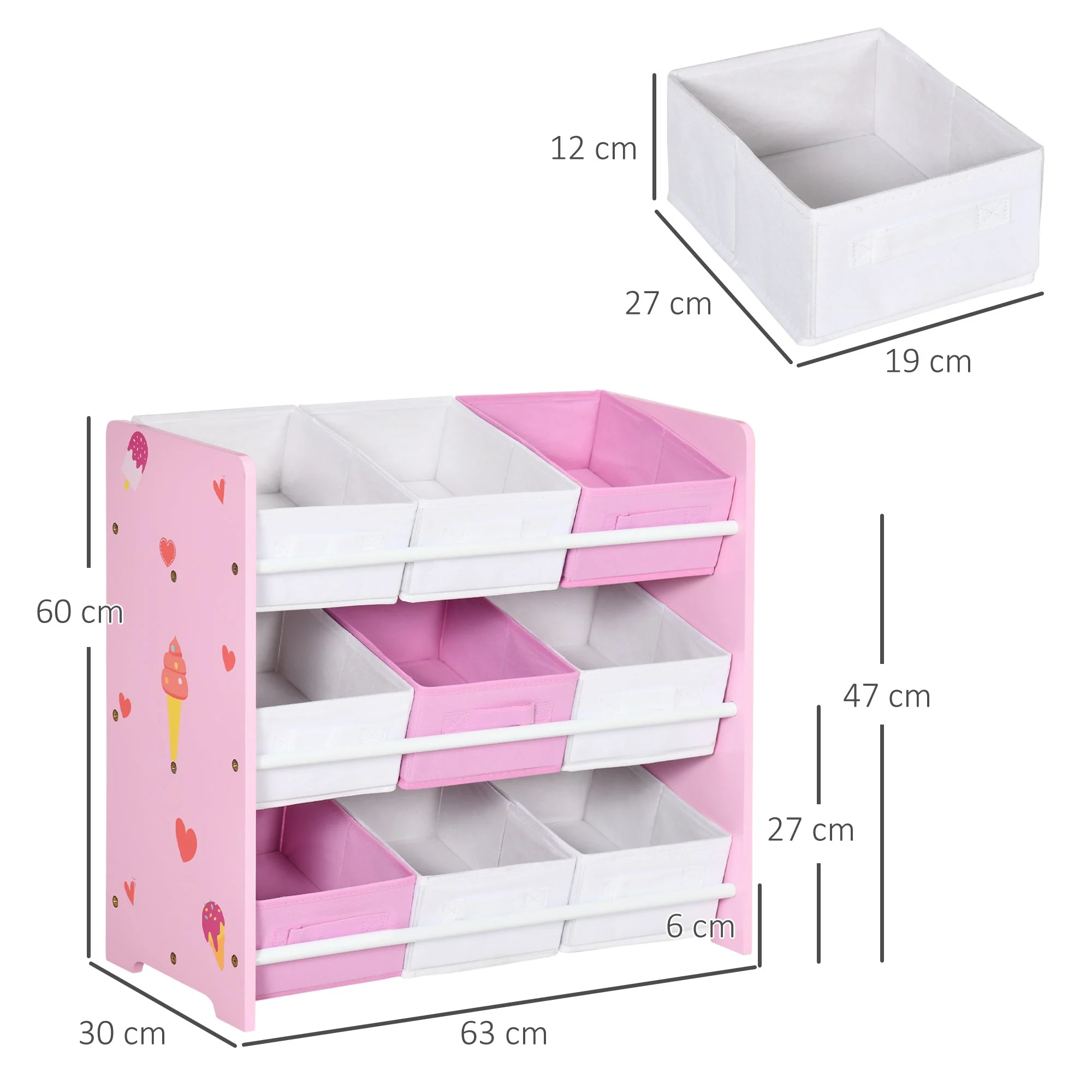 ZONEKIZ Kids Storage Rack - Image 2